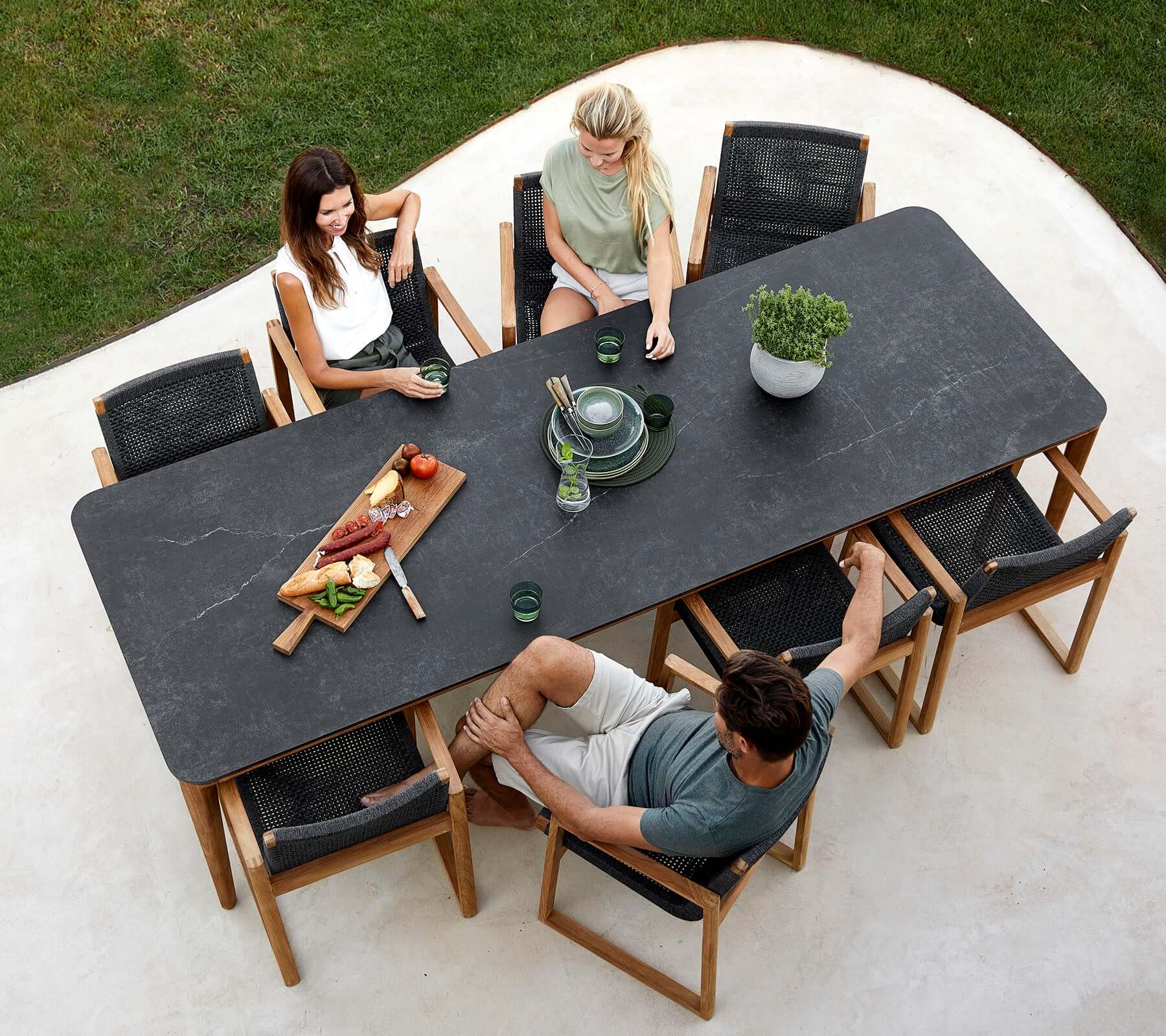8-seater dining tables displayed in comparable dining spaces